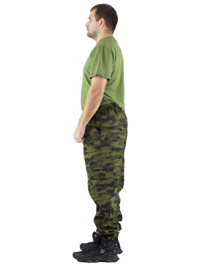 Демисезонный удлиненный костюм Forest Trail Green Black фото 12