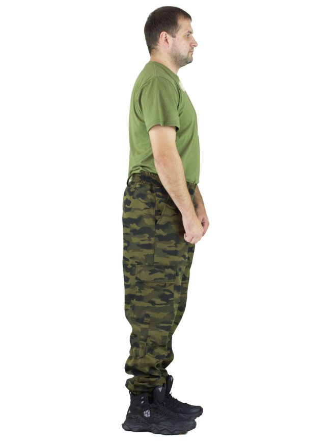 Демисезонный удлиненный костюм Forest Trail Green Black фото 14